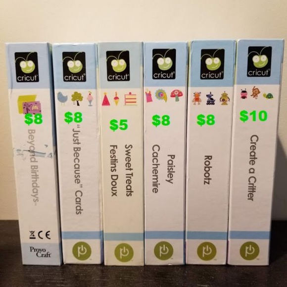 Cricut Other - Cricut Cartridges - LINKED